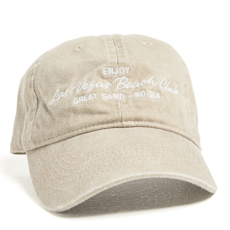 Cap "Dad Washed Embroidery" Beige